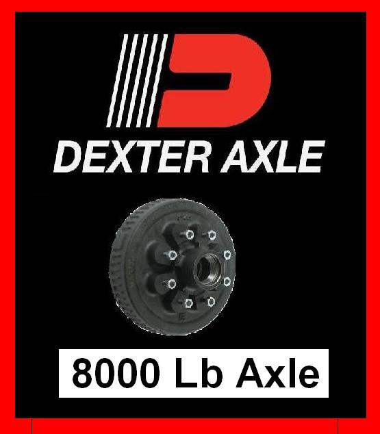 8000# Dexter AXLE PARTS
